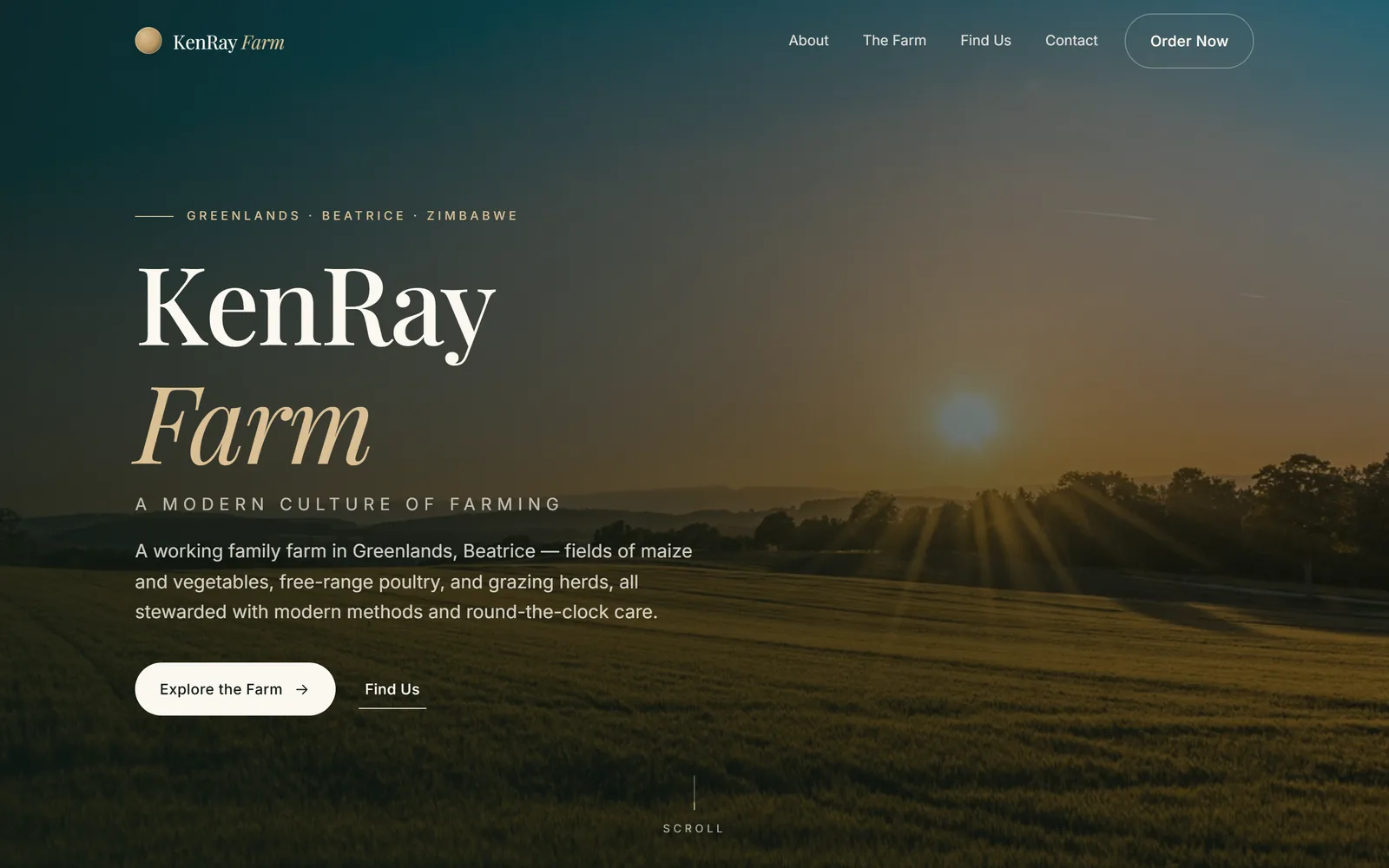 KenRay Farm website
