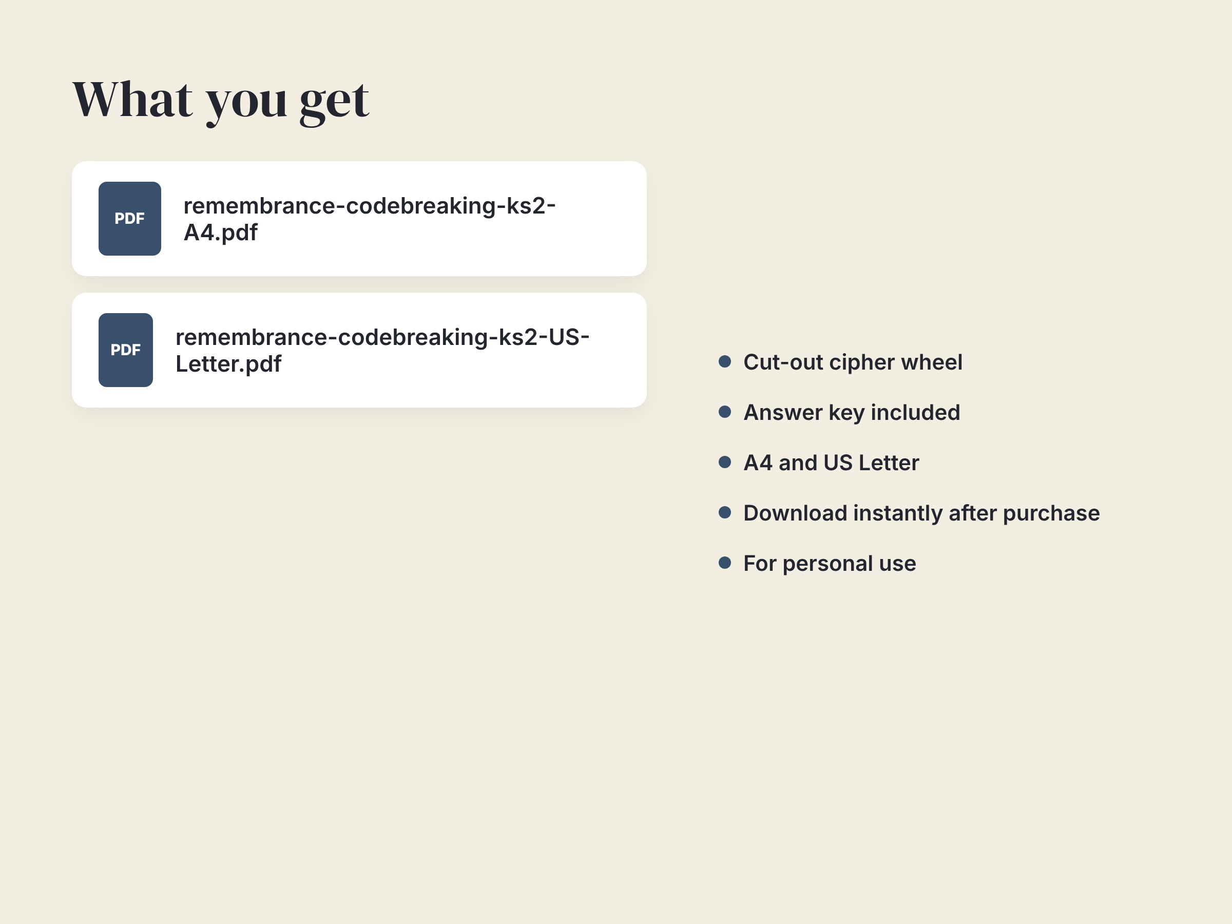 Remembrance Day Codebreaking Pack KS2, Cipher Lesson Years 4-6 with Answer Key, image 3